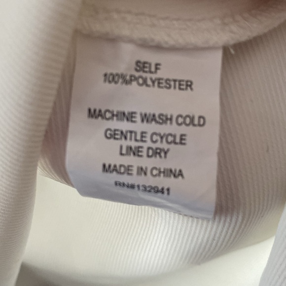 EUC Amanda Uprichard ivory peplum blouse - Picture 7 of 9